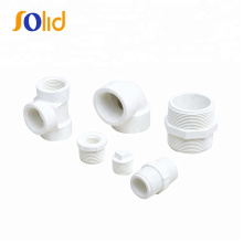 Plastic PVC BS Standard Full Size White Thread Pipe Fittings